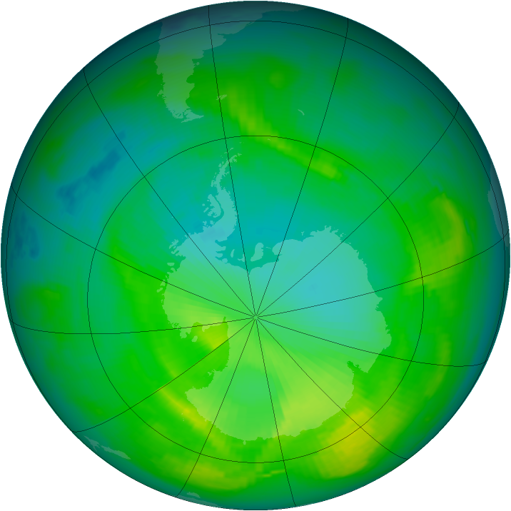 Ozone Map 1980-11-21
